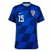 Maillot de foot Croatie Mario Pasalic #15 Extérieur vêtements Europe 2024 Manches Courtes